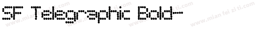 SF Telegraphic Bold字体转换